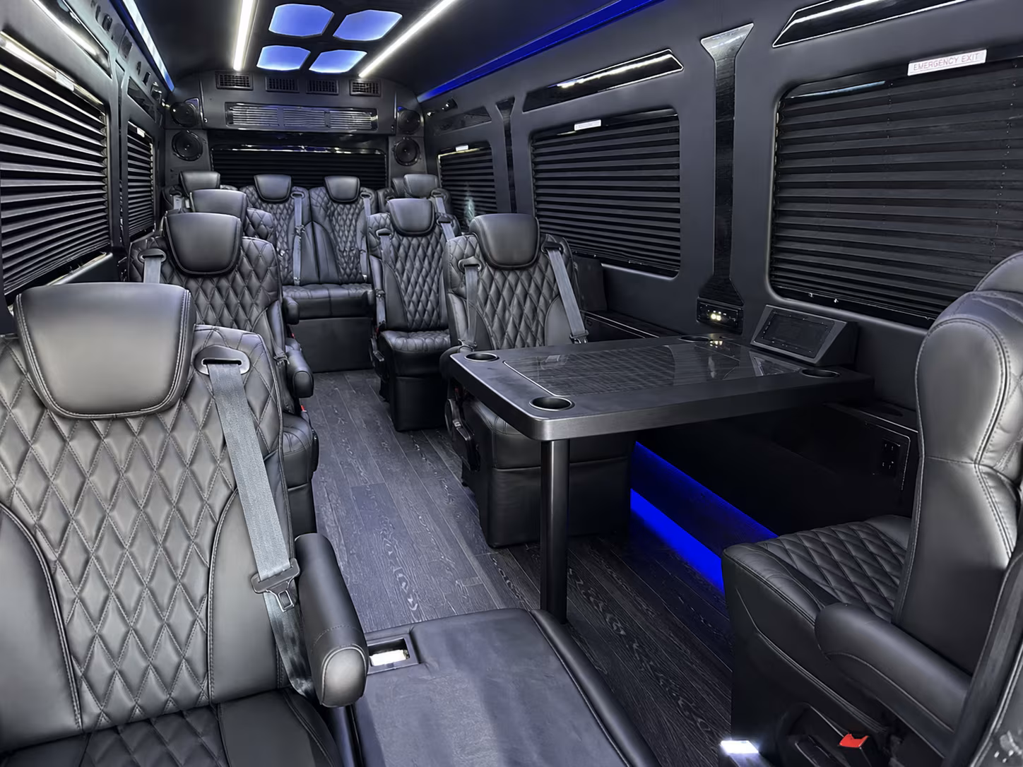 las vegas airport transportation onboard seating